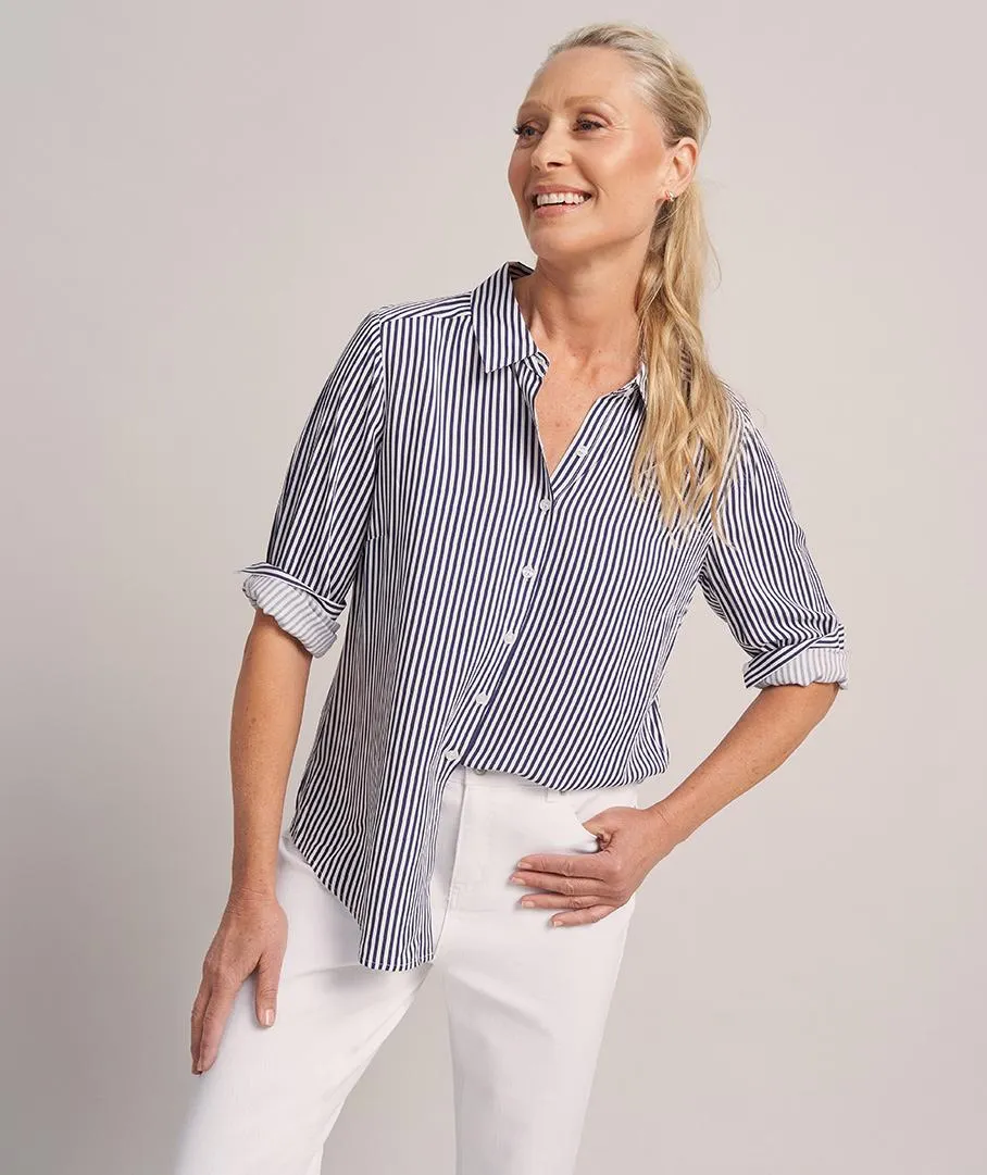 Viscose Stripe Shirt