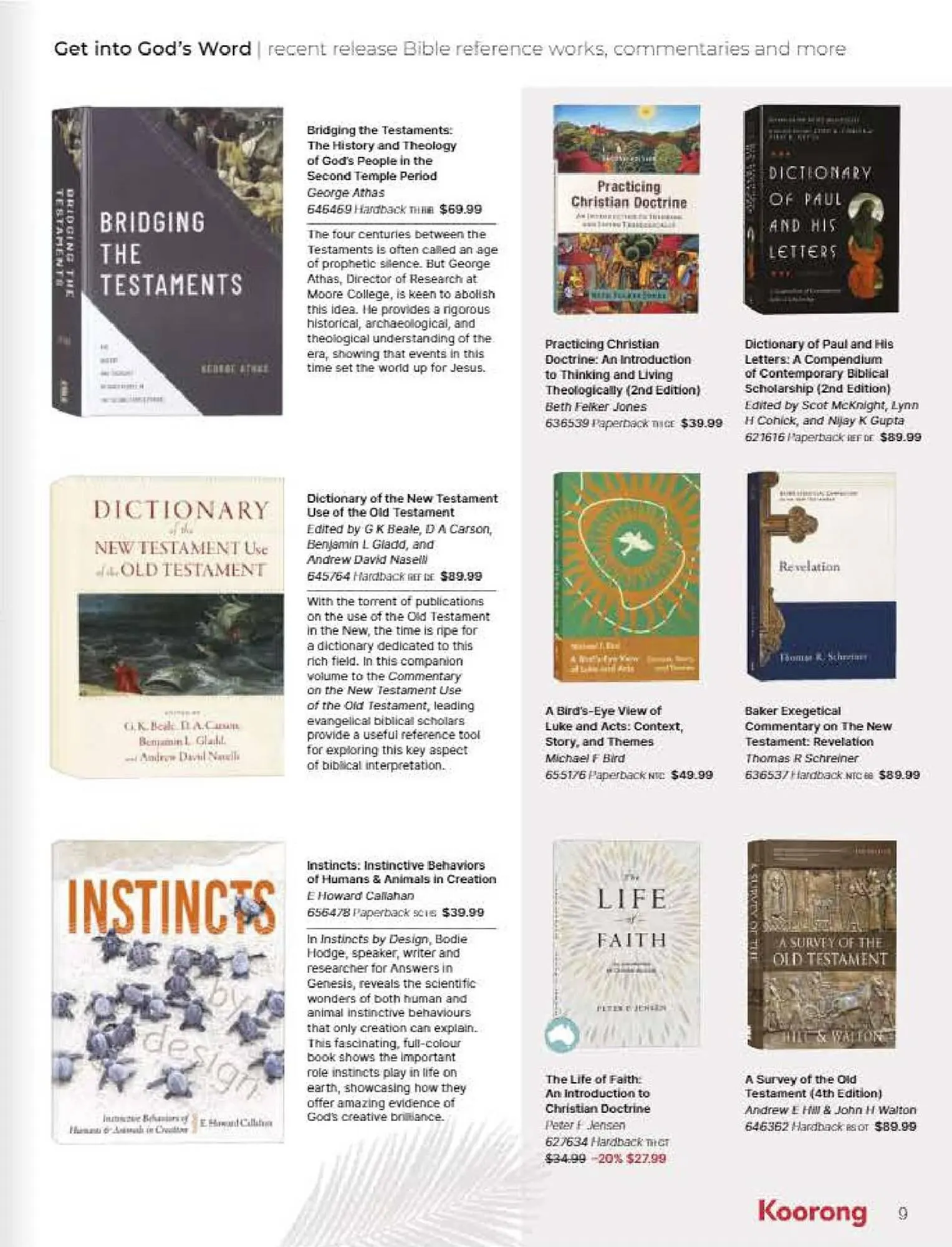 Koorong catalogue - Catalogue valid from 1 March to 1 April 2024 - page 9