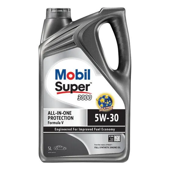Mobil Super 3000 Formula V Engine Oil 5W-30 5 Litre