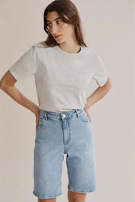 Verified Australian Cotton Heritage Embroidered T-Shirt