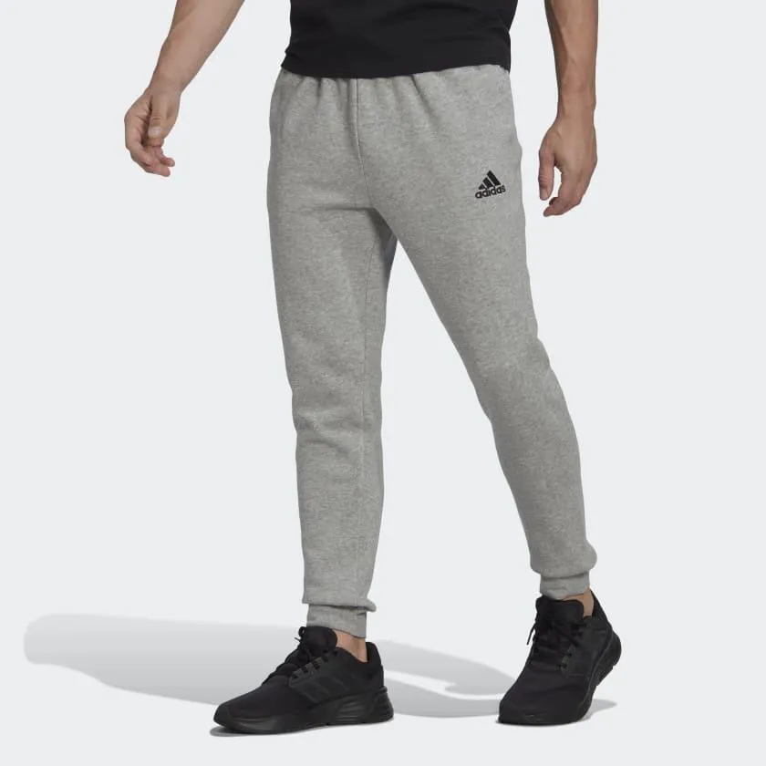 Adidas Essentials Fleece Regular Tapered Pants - Mens - Grey