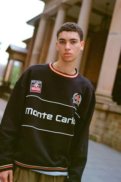 Box Fit Graphic Crew Sweater