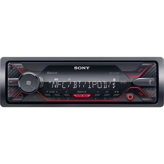 Sony DSX-A410BT Single DIN Head Unit with Bluetooth