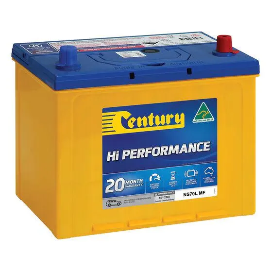 Century Hi Performance 4WD Battery NS70L MF