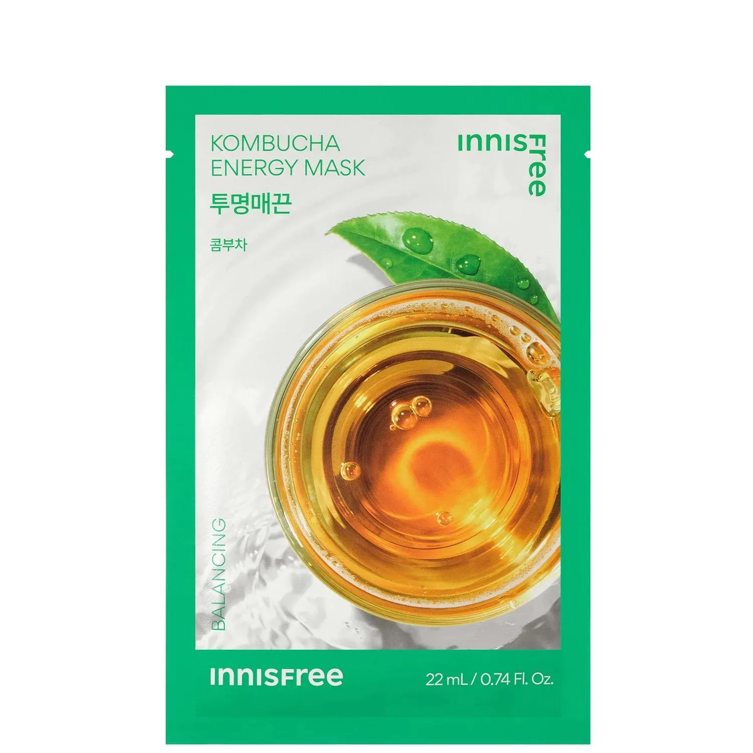 innisfree Energy Mask 22ml - Kombucha