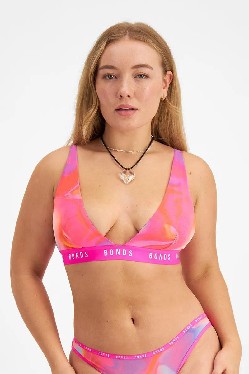 Icons Mesh Deep V Crop