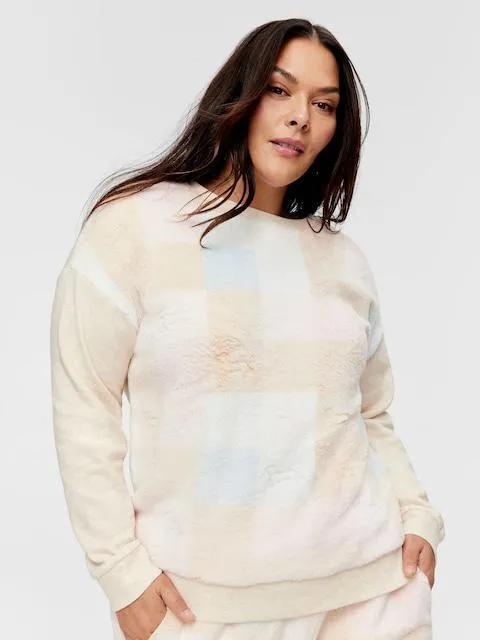 P.A. Plus Cuddle Fleece Sweater Top