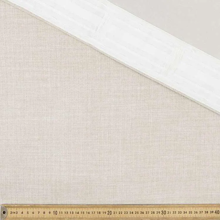 Gummerson Rylee Triple Weave Multi Header Cut, Hem & Hang Curtain Fabric Linen 270 cm