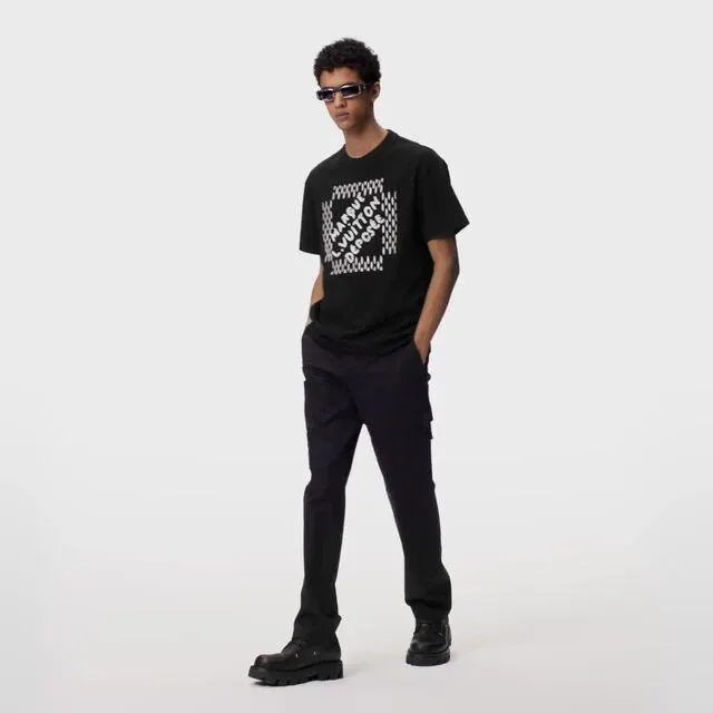 Embroidered Signature Cotton T-Shirt