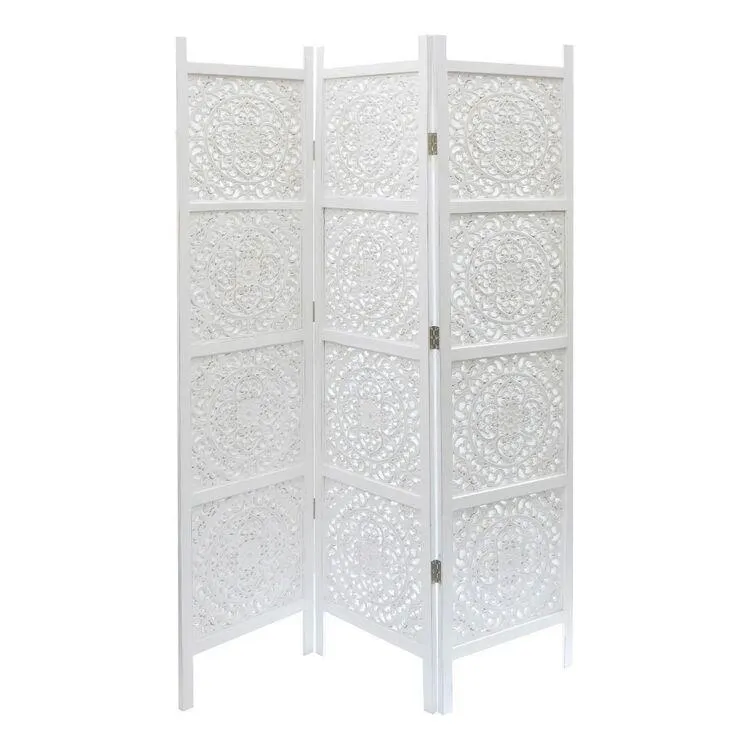 Ombre Home White Room Divider II White 122 x 170 cm