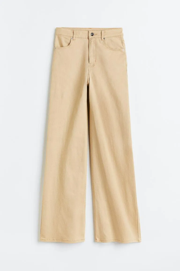 Wide Twill Pants