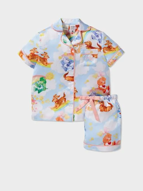 Jnr Girls Care Bears Classic Pj Set