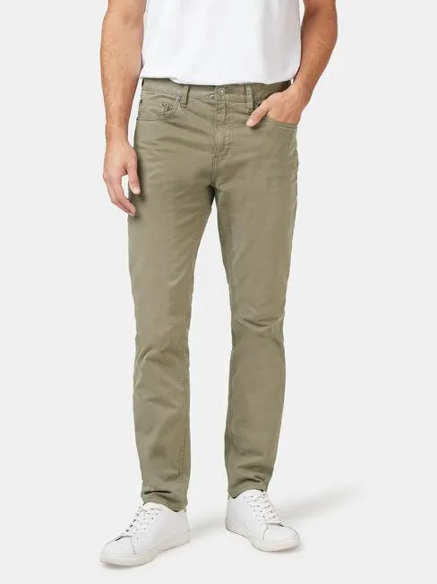 Slim Tapered Jeans Dark Olive