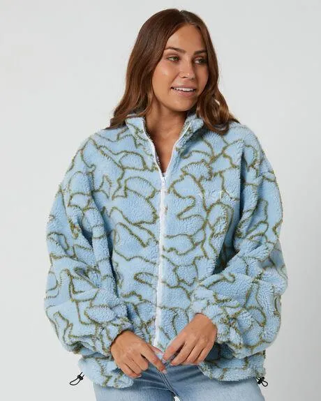 Low Tides Zip Through Sherpa Fleece