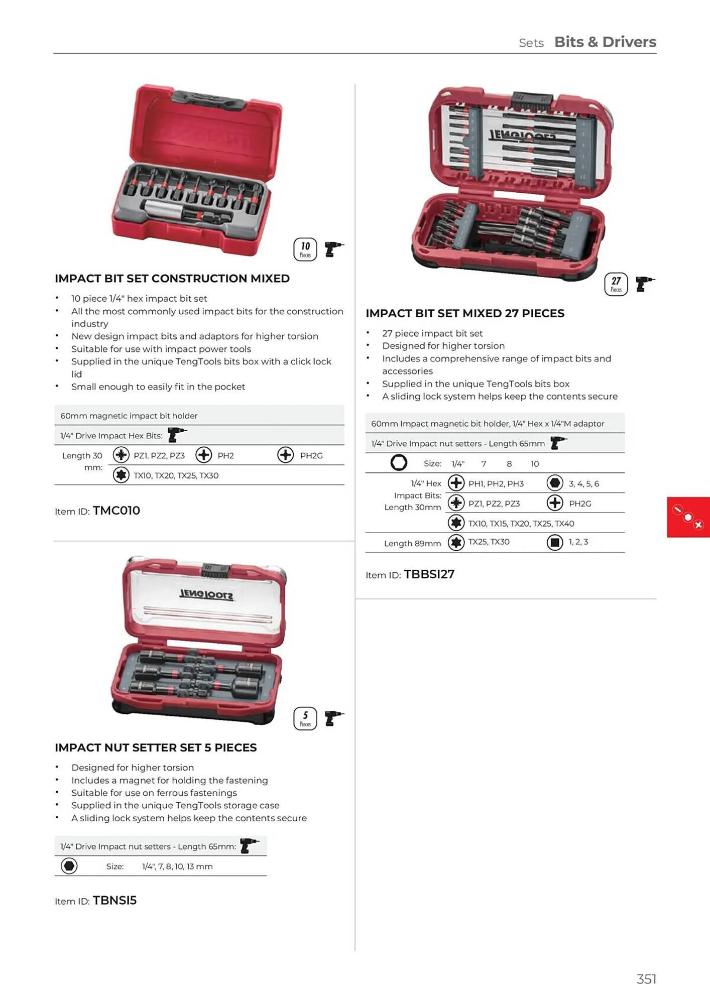 Teng Tools catalogue - Catalogue valid from 24 April to 31 December 2024 - page 352