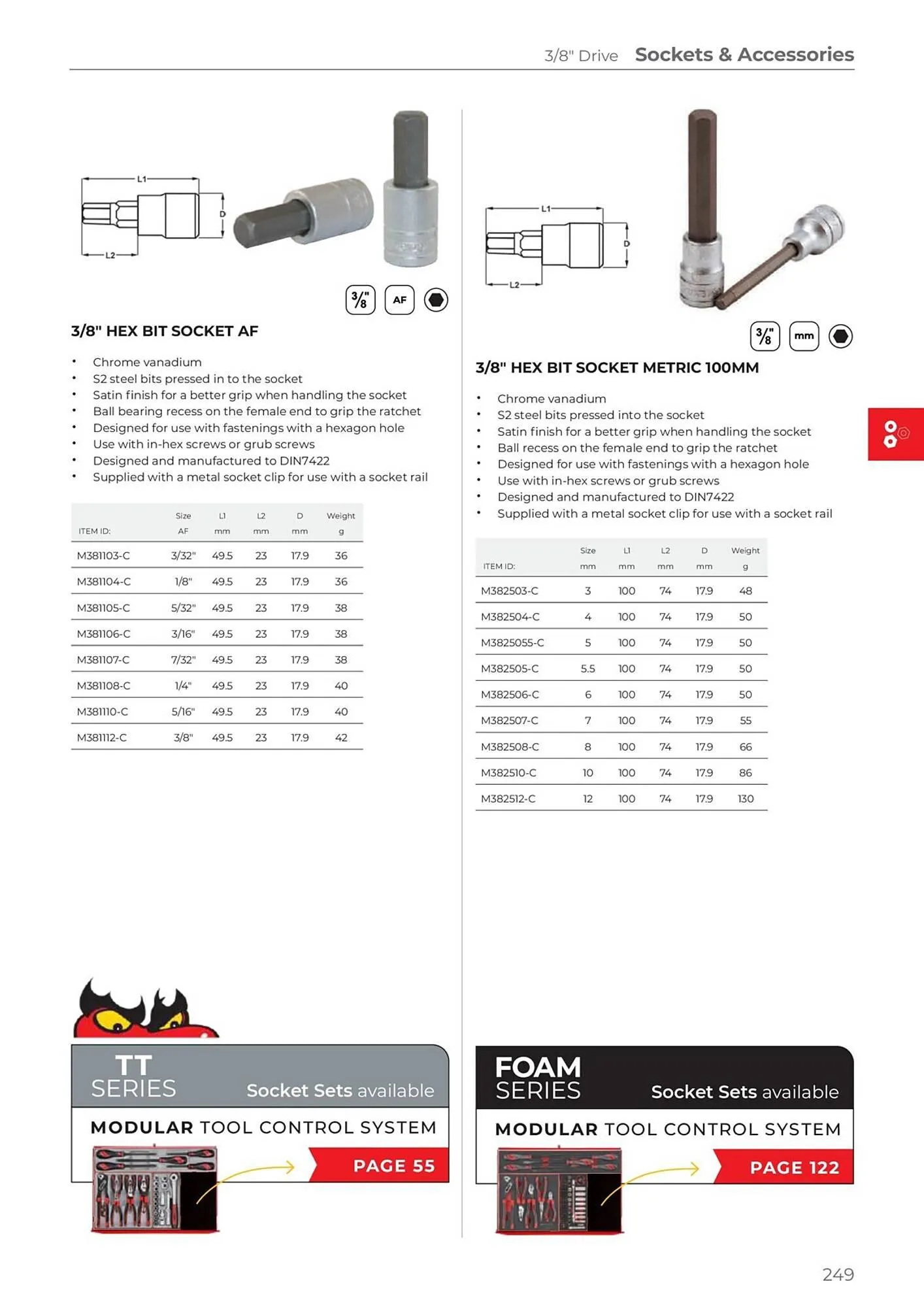 Teng Tools catalogue - Catalogue valid from 24 April to 31 December 2024 - page 250