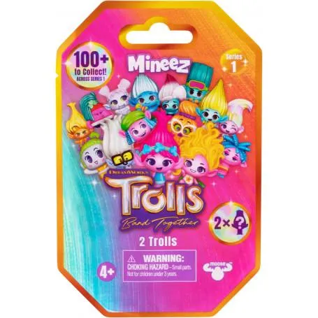 Trolls S1 Mineez Figure 2Pk Assorted