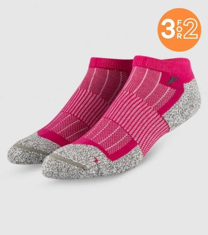 THE ATHLETE'S FOOT VORTEX 2.0 PERFORMANCE MINI CREW SOCKS - 1 PAIR