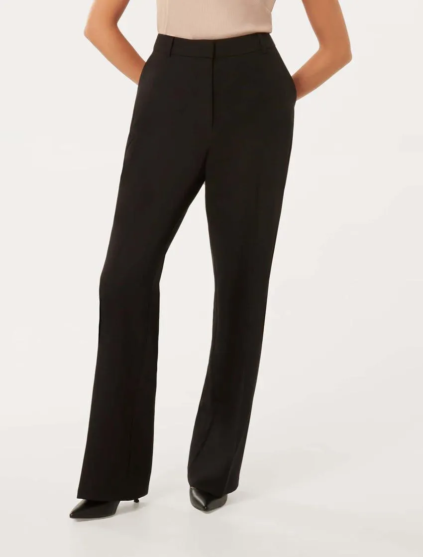 Ava Petite Straight-Leg Pants