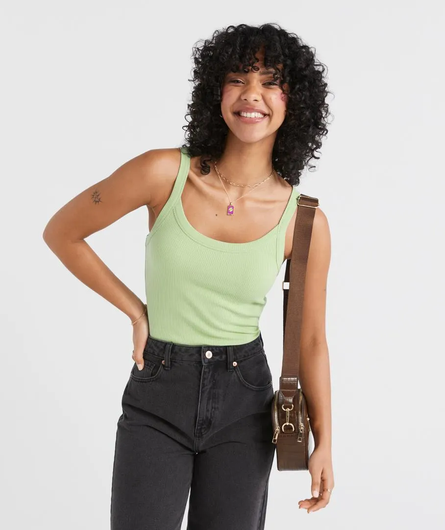 AUSTRALIAN COTTON RIB CAMI