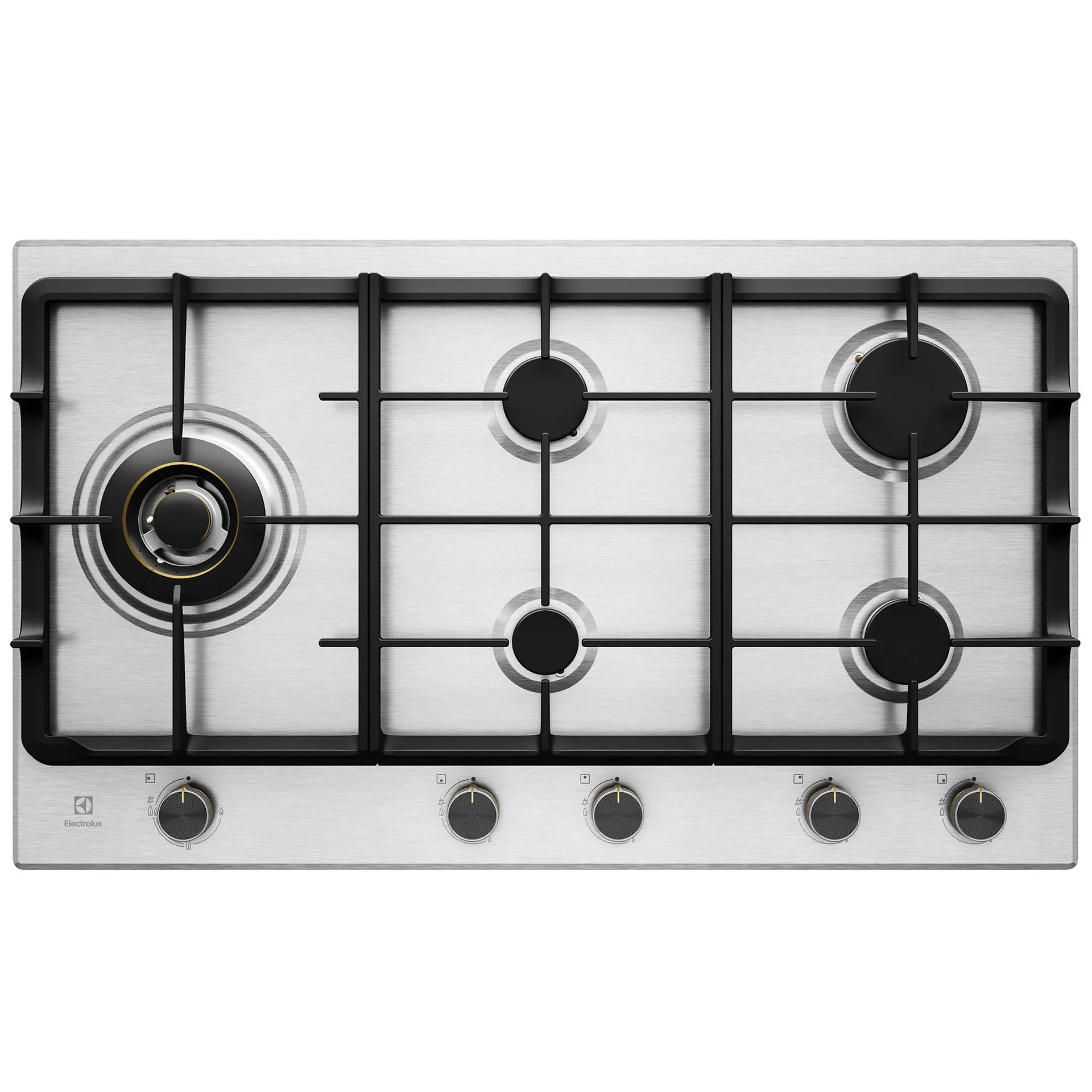 Electrolux 90cm UltimateTaste 900 5 Burner Gas Cooktop Stainless Steel EHG955SE