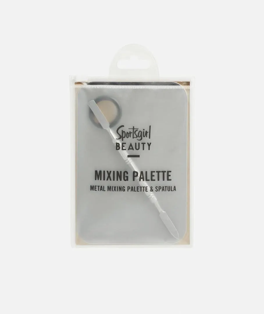 MIRROR MIXING PALETTE & SPATULA SET