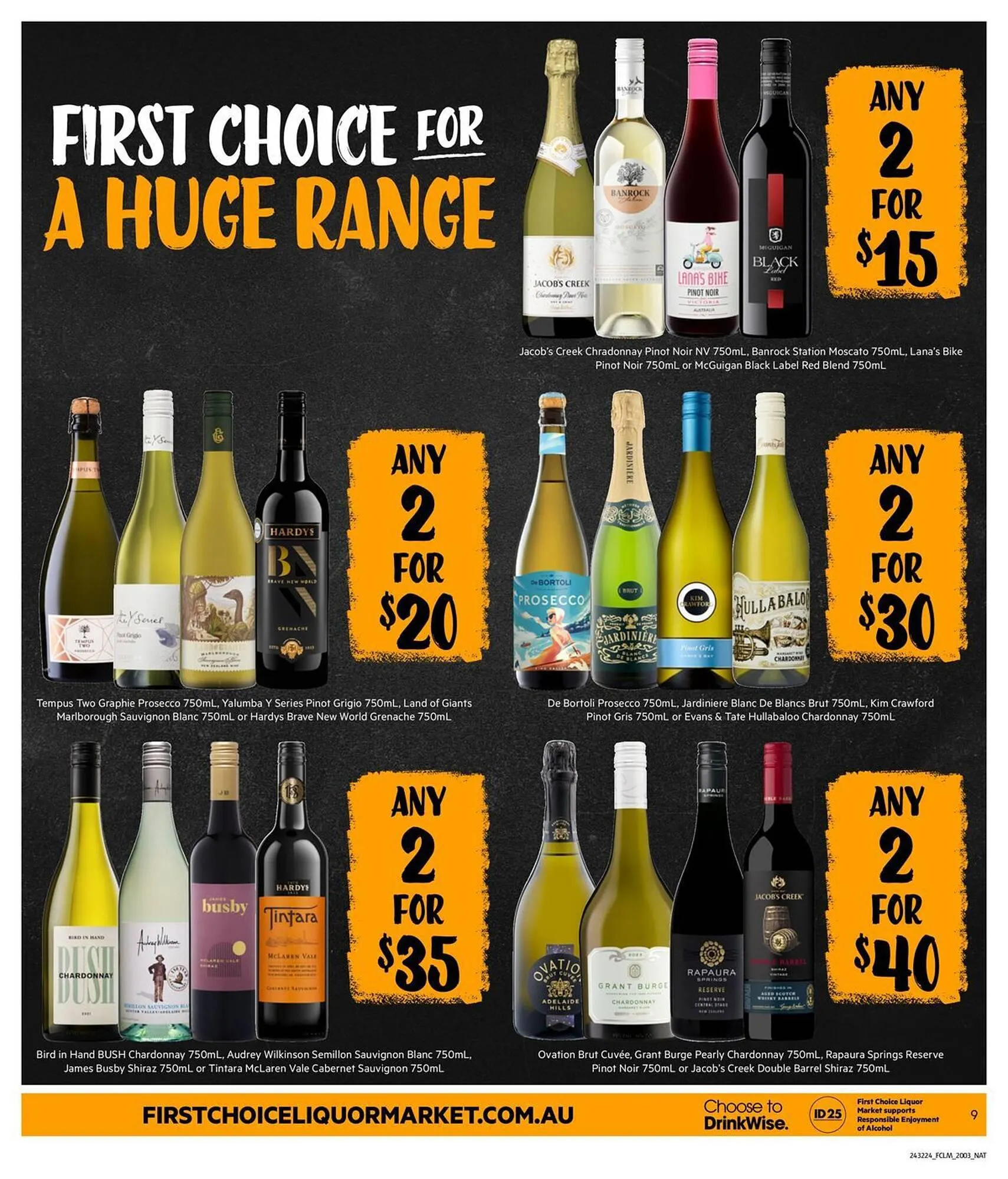 First Choice Liquor catalogue - Catalogue valid from 20 March to 2 April 2024 - page 9