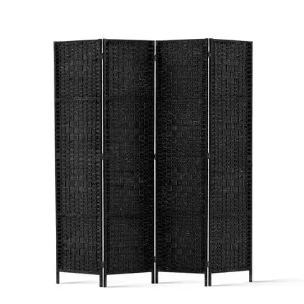 4 Panel Room Divider Screen Privacy Timber Foldable Dividers Stand