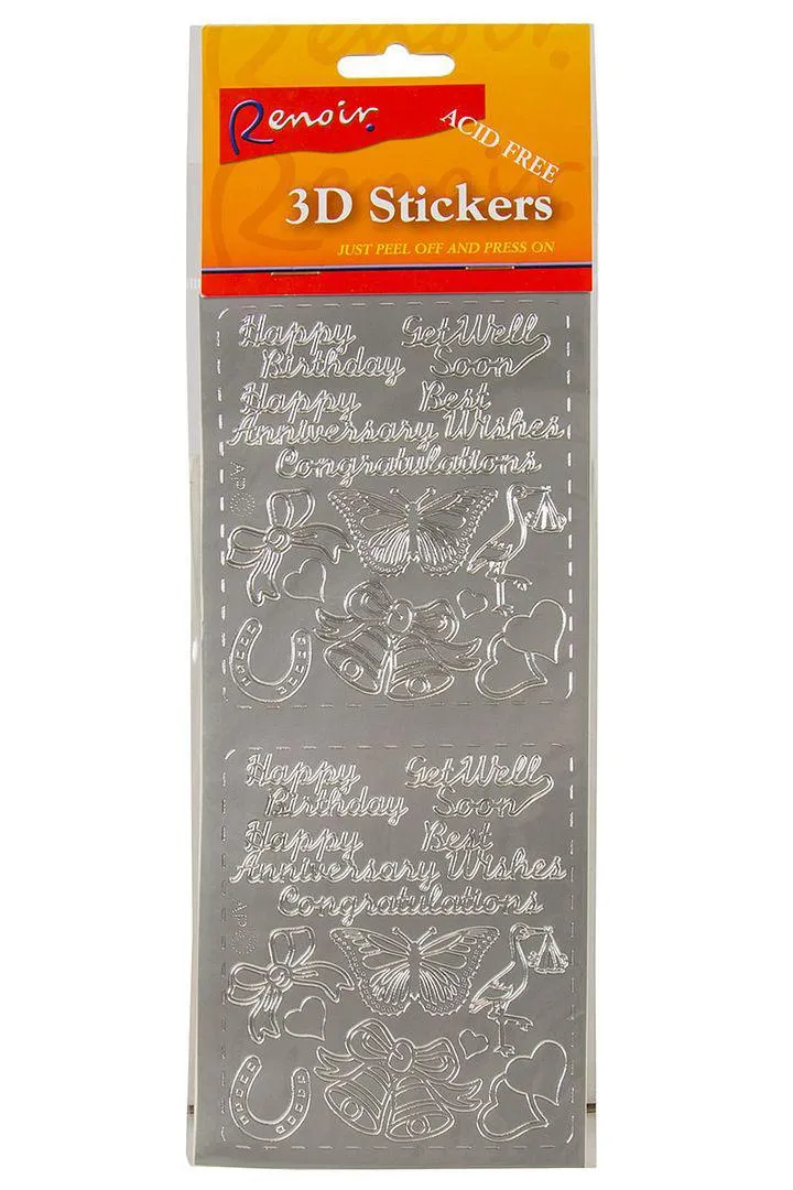 Renoir Peel Off All Occasions Stickers