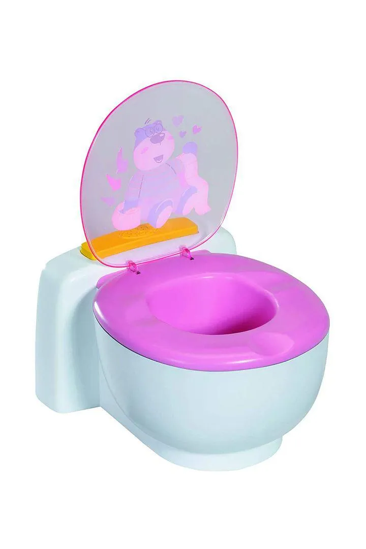 Baby Born Rainbow Glitter Toilet Set