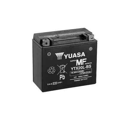YTX20LBSY Yuasa Motorcycle Battery
