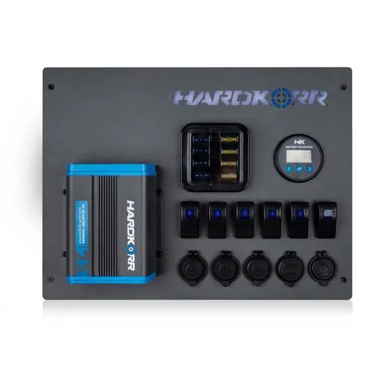 Hardkorr 12V Power Hub with 25A DC-DC Charger