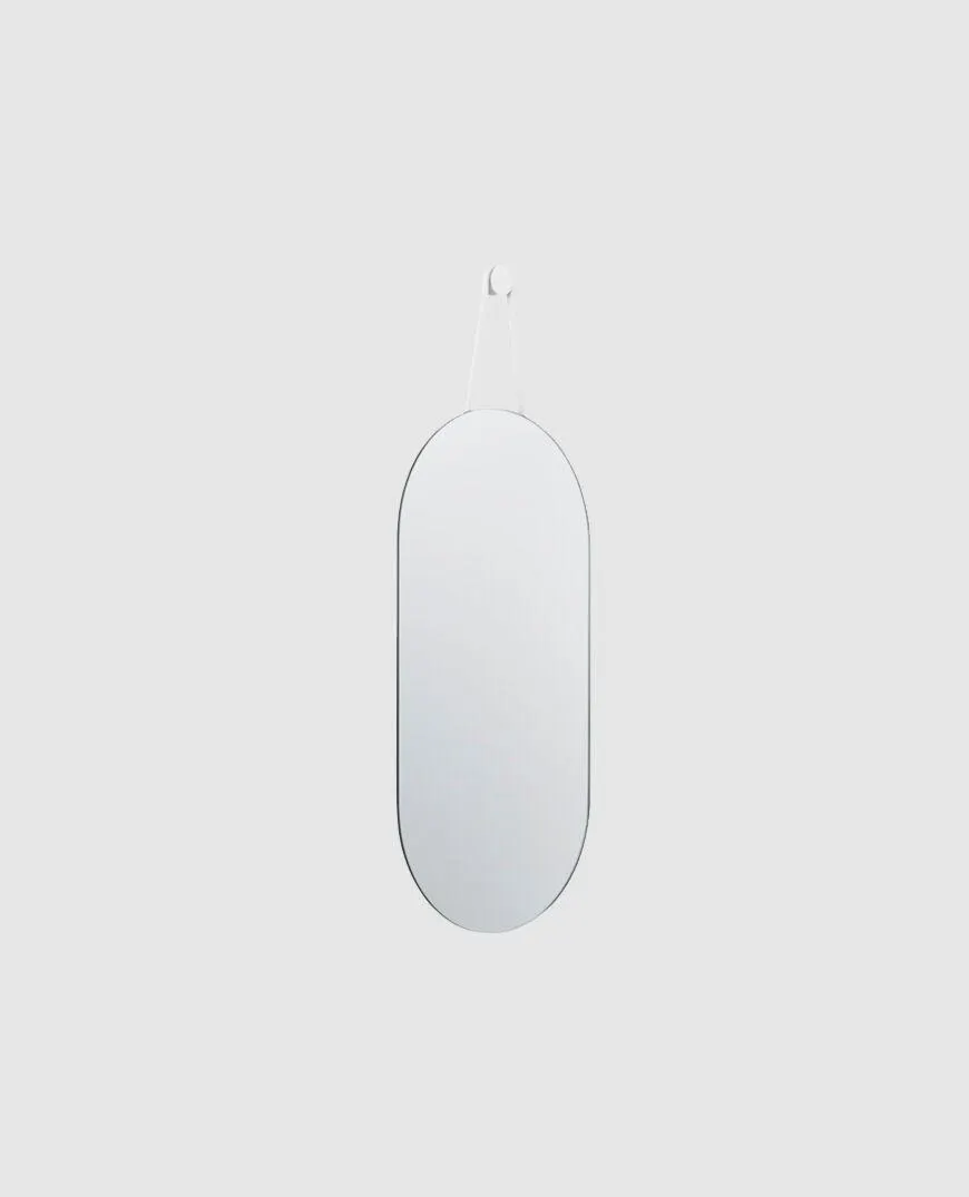 Zone A-wall mirror - white