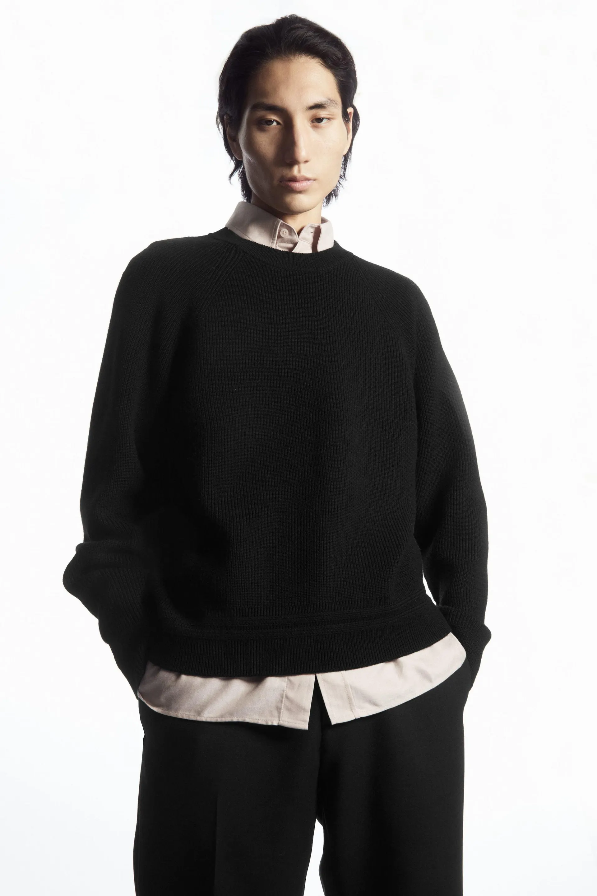 CREW-NECK WOOL JUMPER