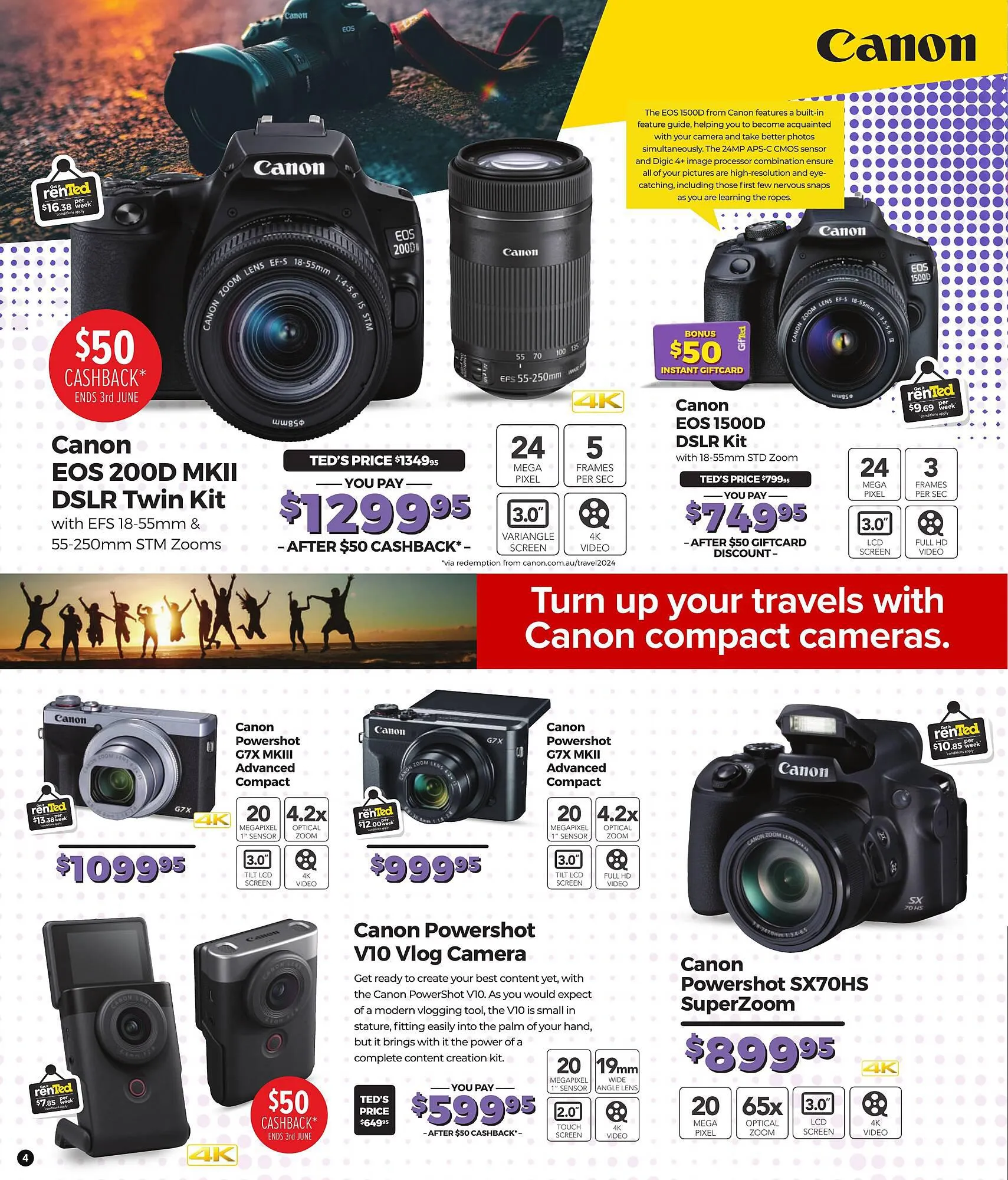 Teds Cameras catalogue - Catalogue valid from 1 April to 30 April 2024 - page 4
