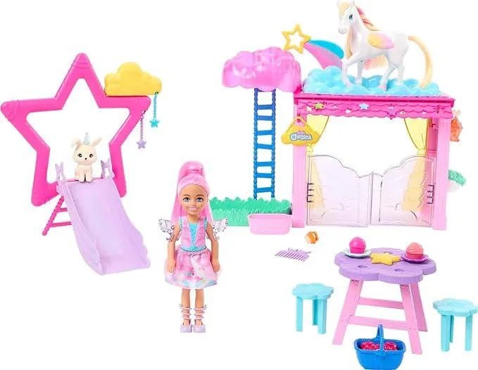 Barbie A Touch of Magic Chelsea and Pegasus Playset