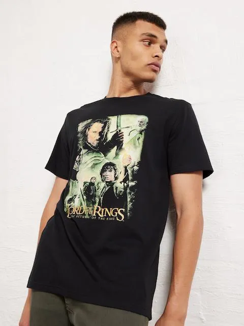Lord Of The Rings Distressed Tee