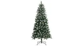 vidaXL Artificial Green PVC Christmas Tree with Stand