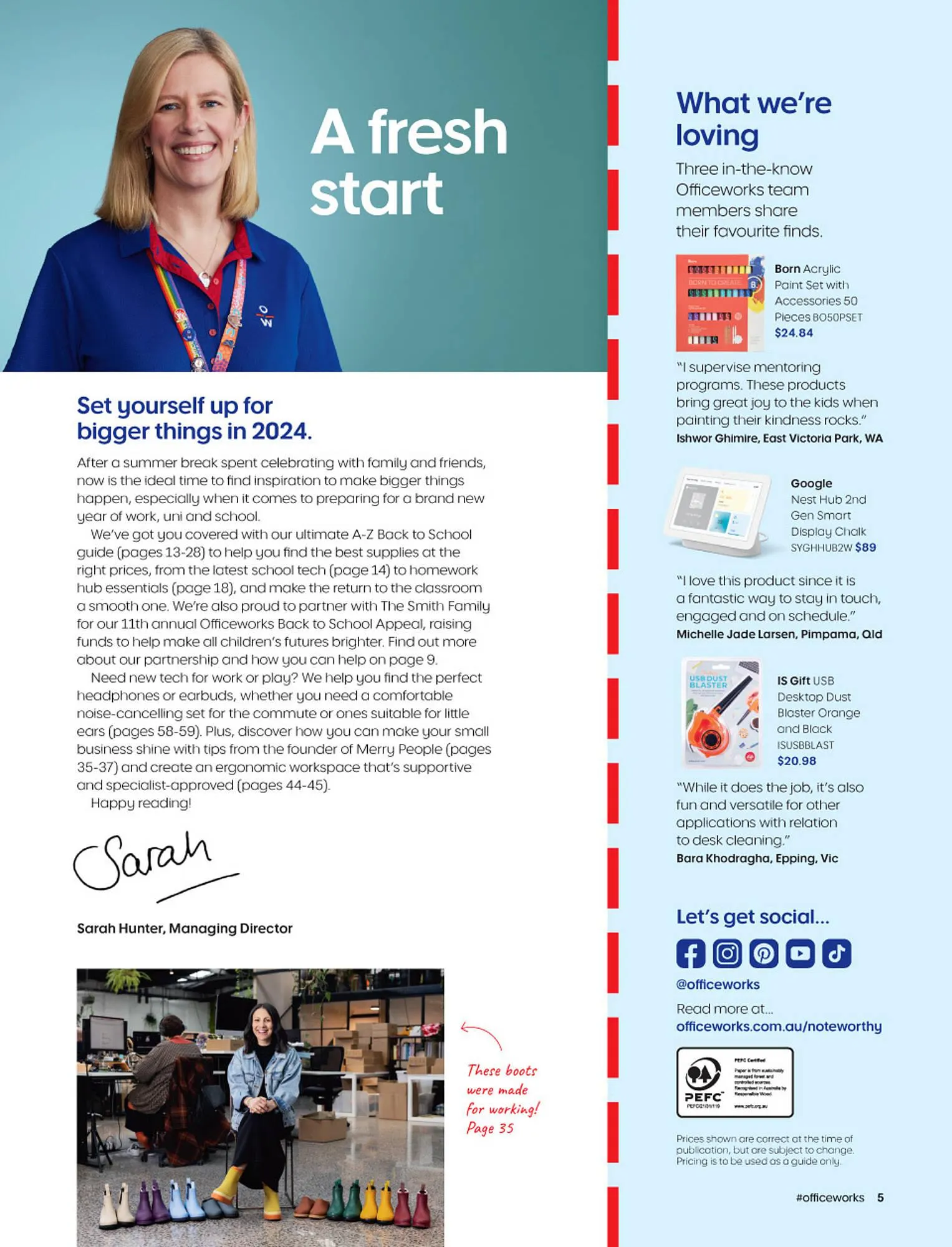 Officeworks catalogue - Catalogue valid from 10 January to 8 May 2024 - page 6