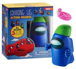 Among Us Collectible Action Figure Series 2 With Accessories - Blue/Green