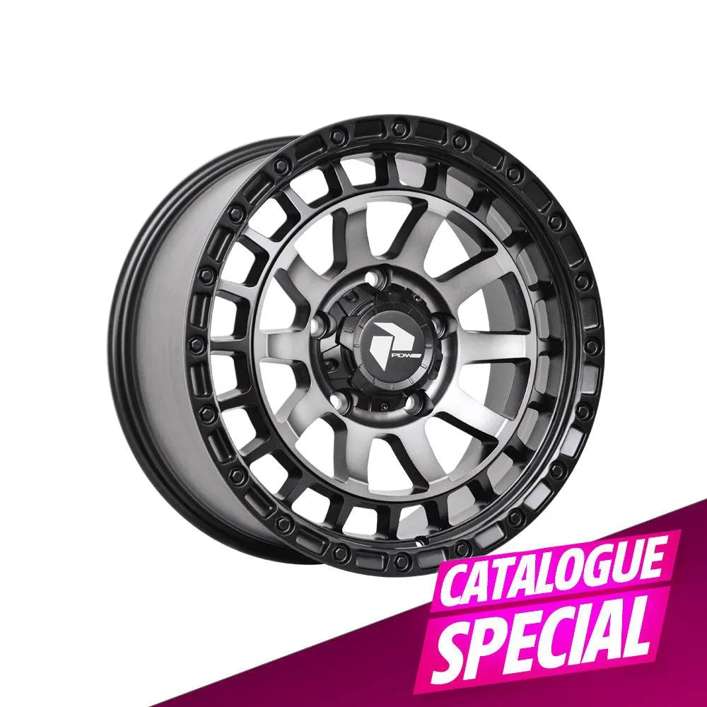 PDW - Stryker - Dark Tint Tough Black - 17X8.5 6/139.7 P20