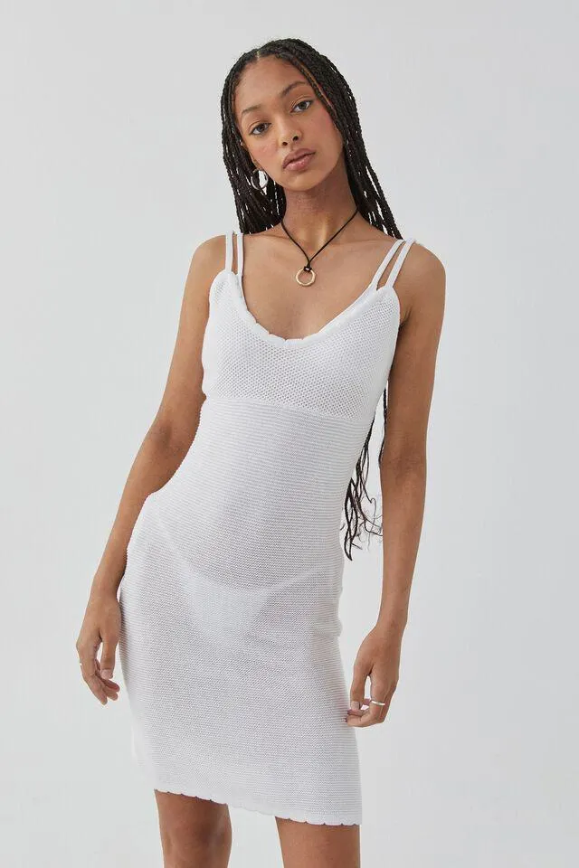 Kylie Crochet Mini Dress