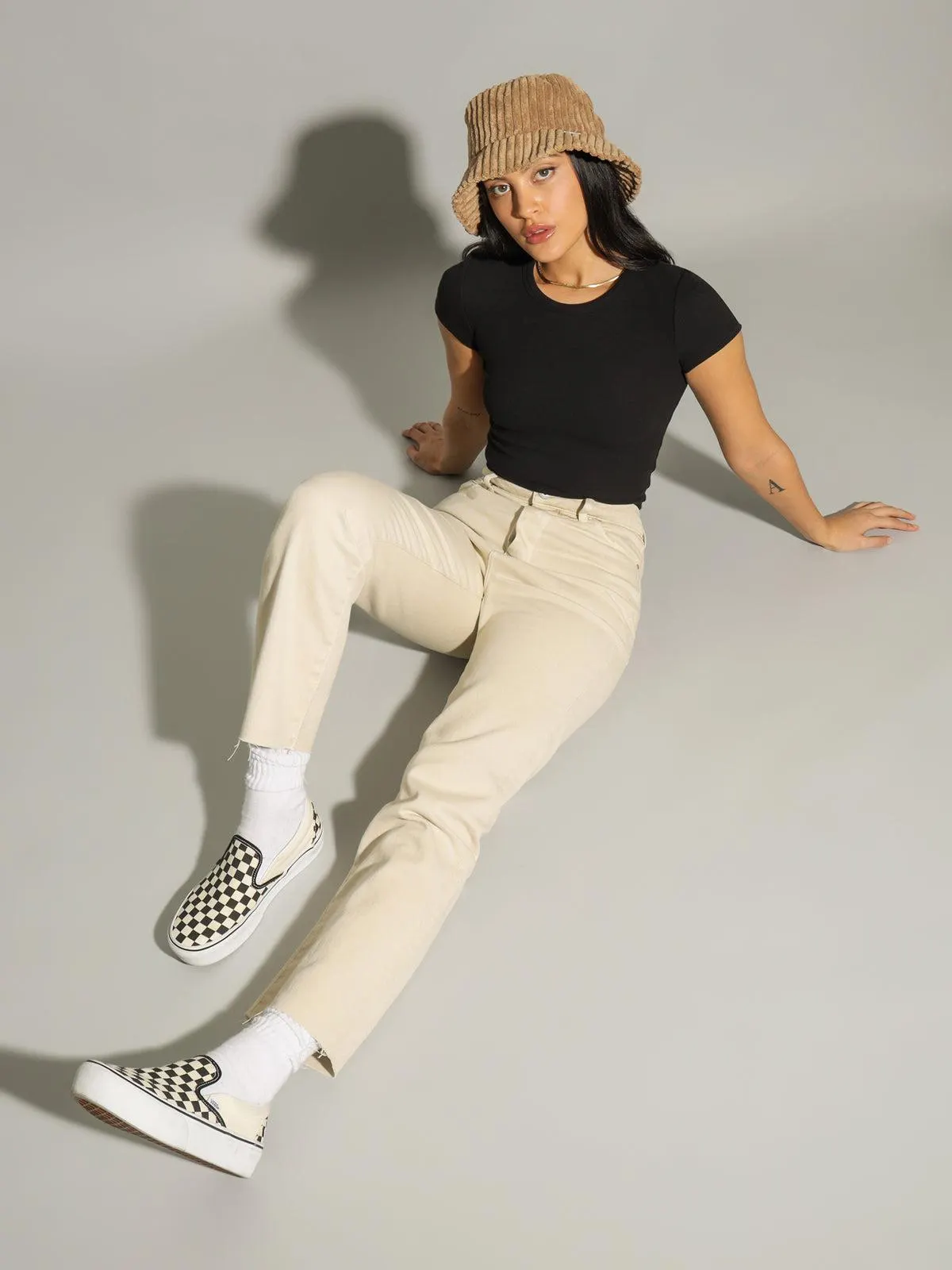 High Nina Cropped Jeans in Natural