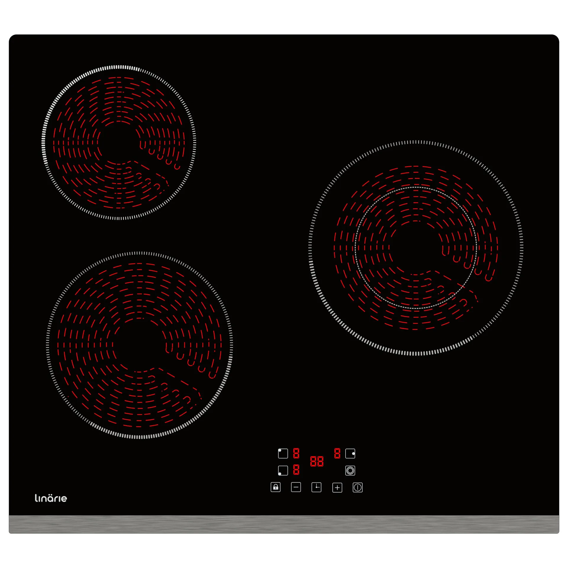 Linarie 60cm 3 Zone Ceramic Cooktop LS60C3Z