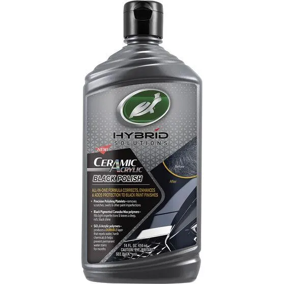 Turtle Wax Hybrid Solutions Ceramic Black Liquid Polish 414mL