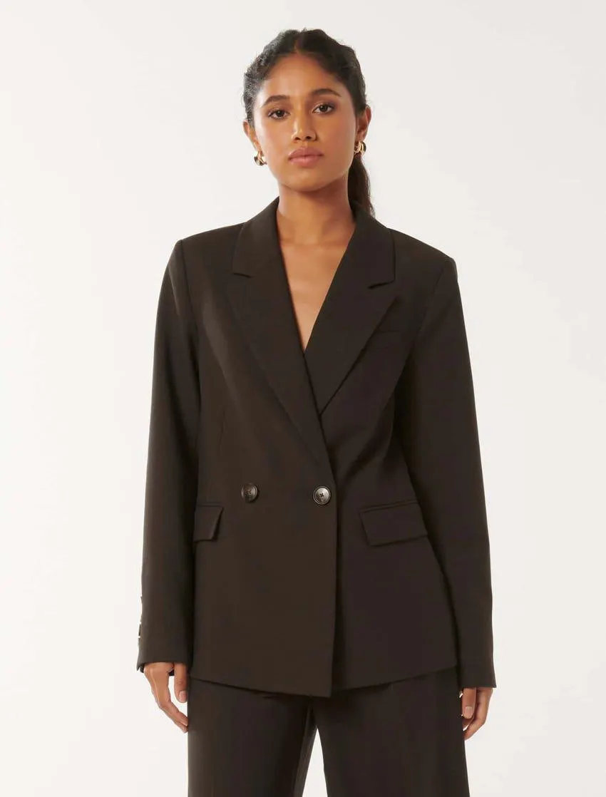 Kyla Petite Double-Breasted Blazer