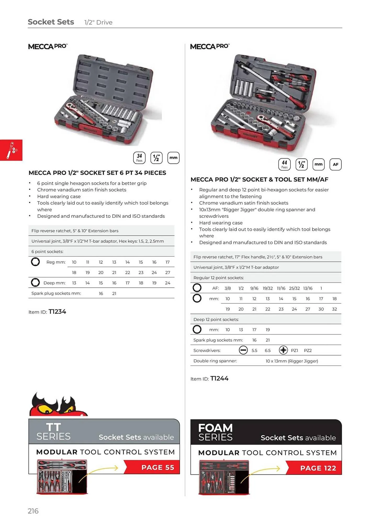 Teng Tools catalogue - Catalogue valid from 24 April to 31 December 2024 - page 217