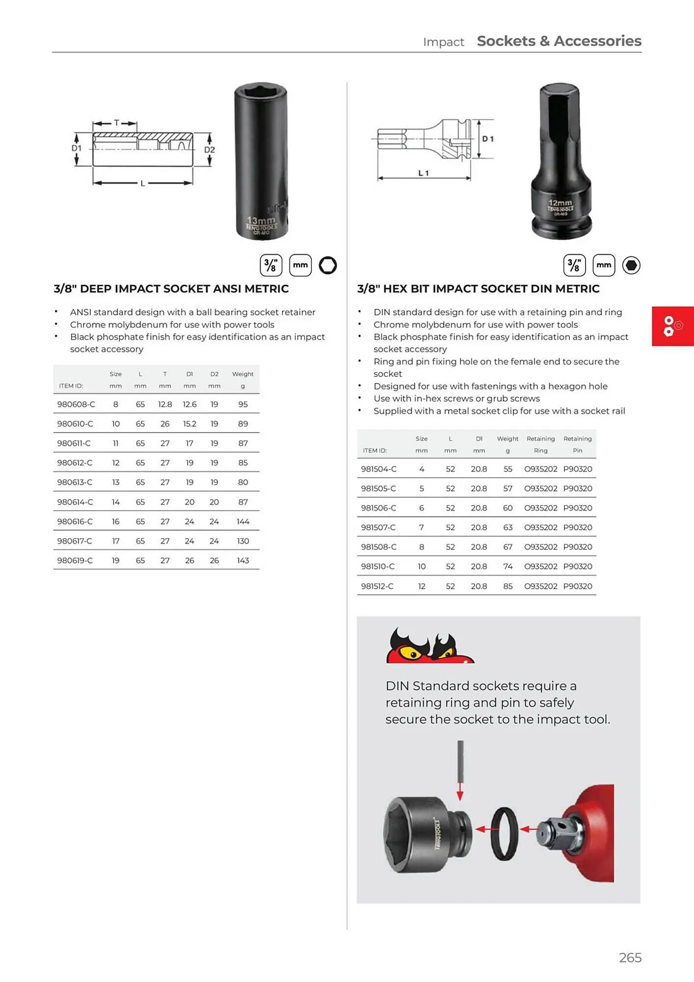 Teng Tools catalogue - Catalogue valid from 24 April to 31 December 2024 - page 266