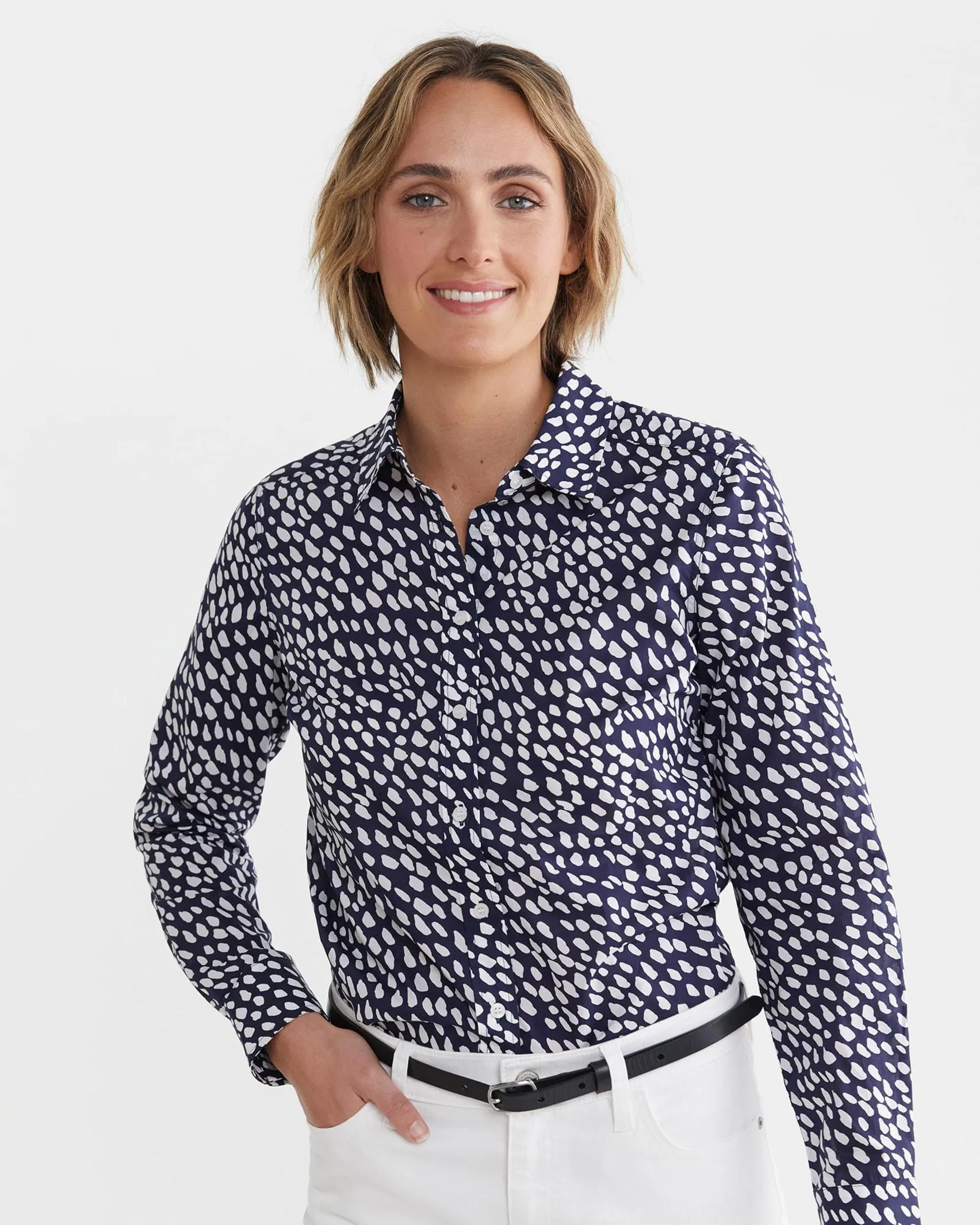 Dashed Lily Voile Shirt