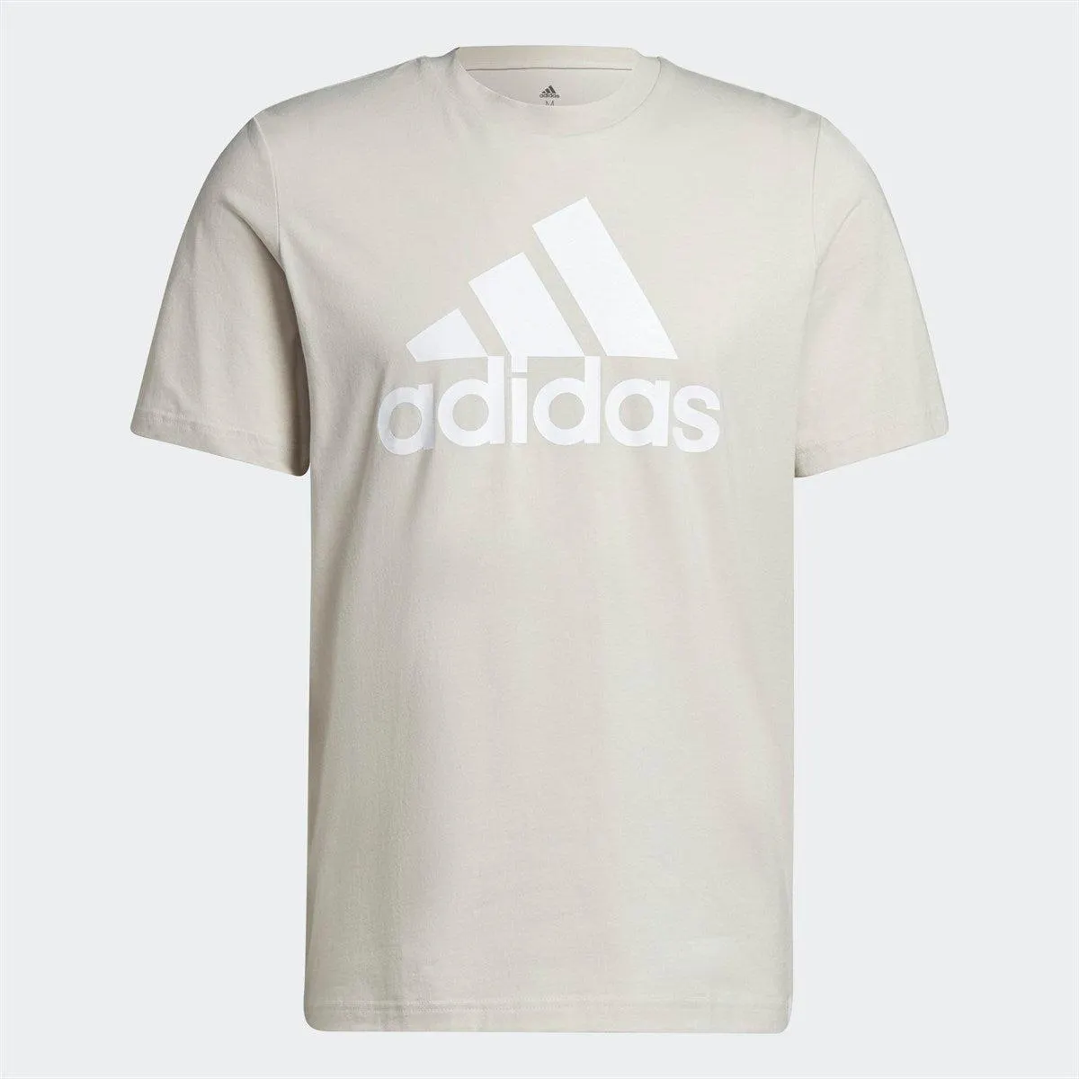 Adidas Essentials Big Logo Tee - Mens - Beige